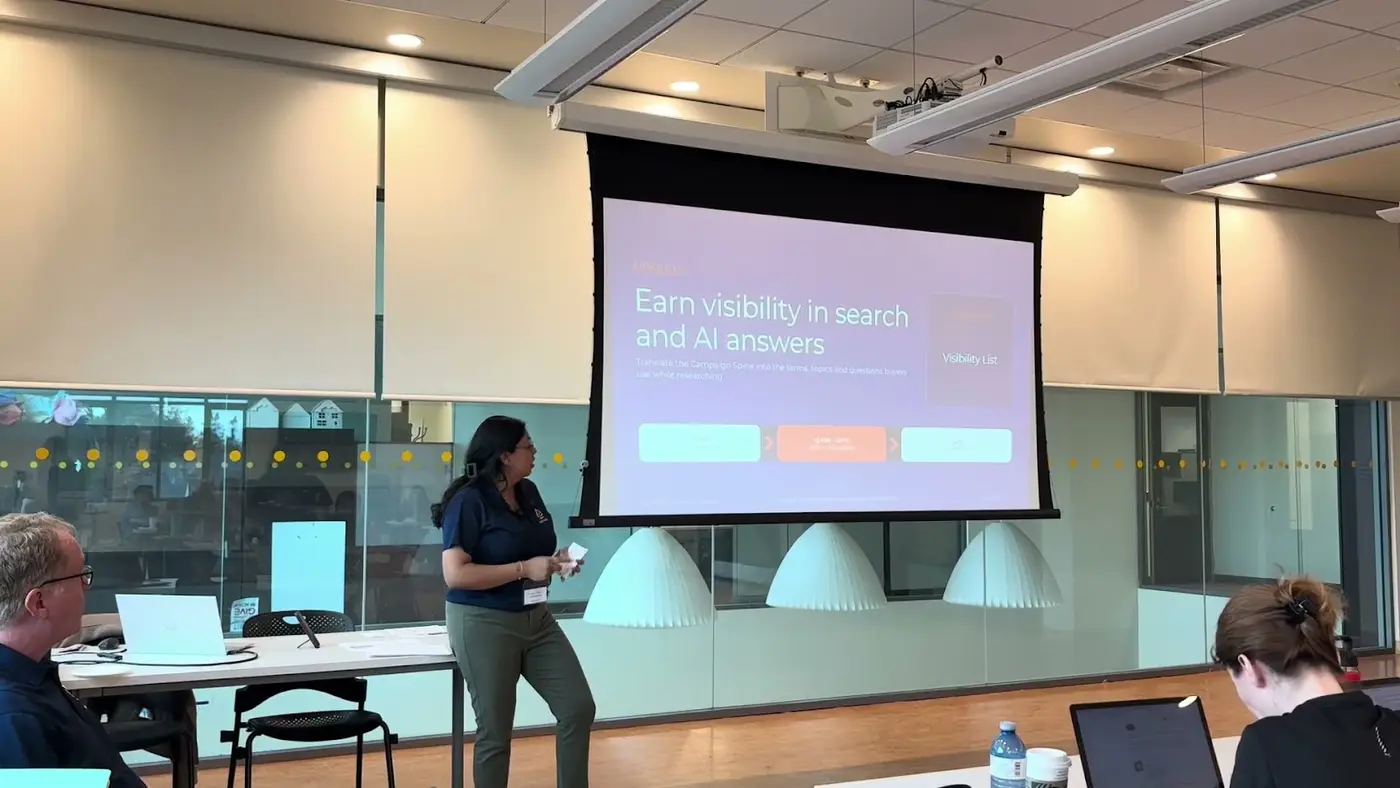 Presenting how to earn visibility in AI search answers